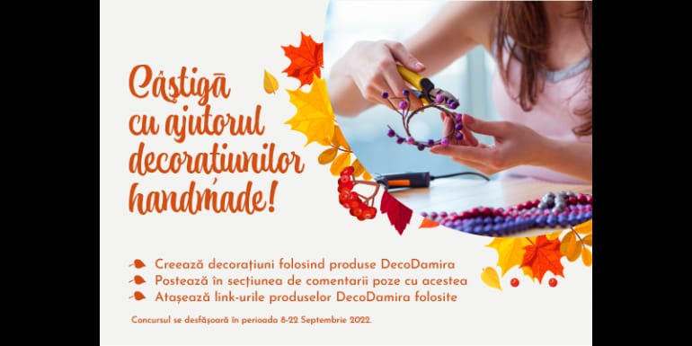 Campanie “Castiga cu ajutorul decoratiunilor handmade!” 
