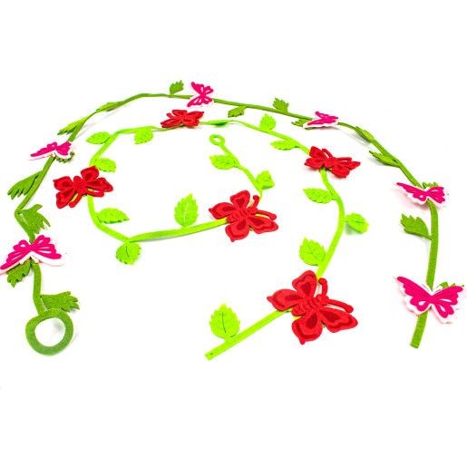 ghirlande-din-fetru-cu-fluturi-1-5m-roz