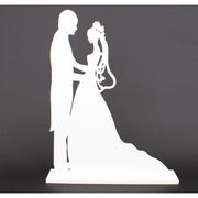 ornament-din-plastic-mire-si-mireasa-alb