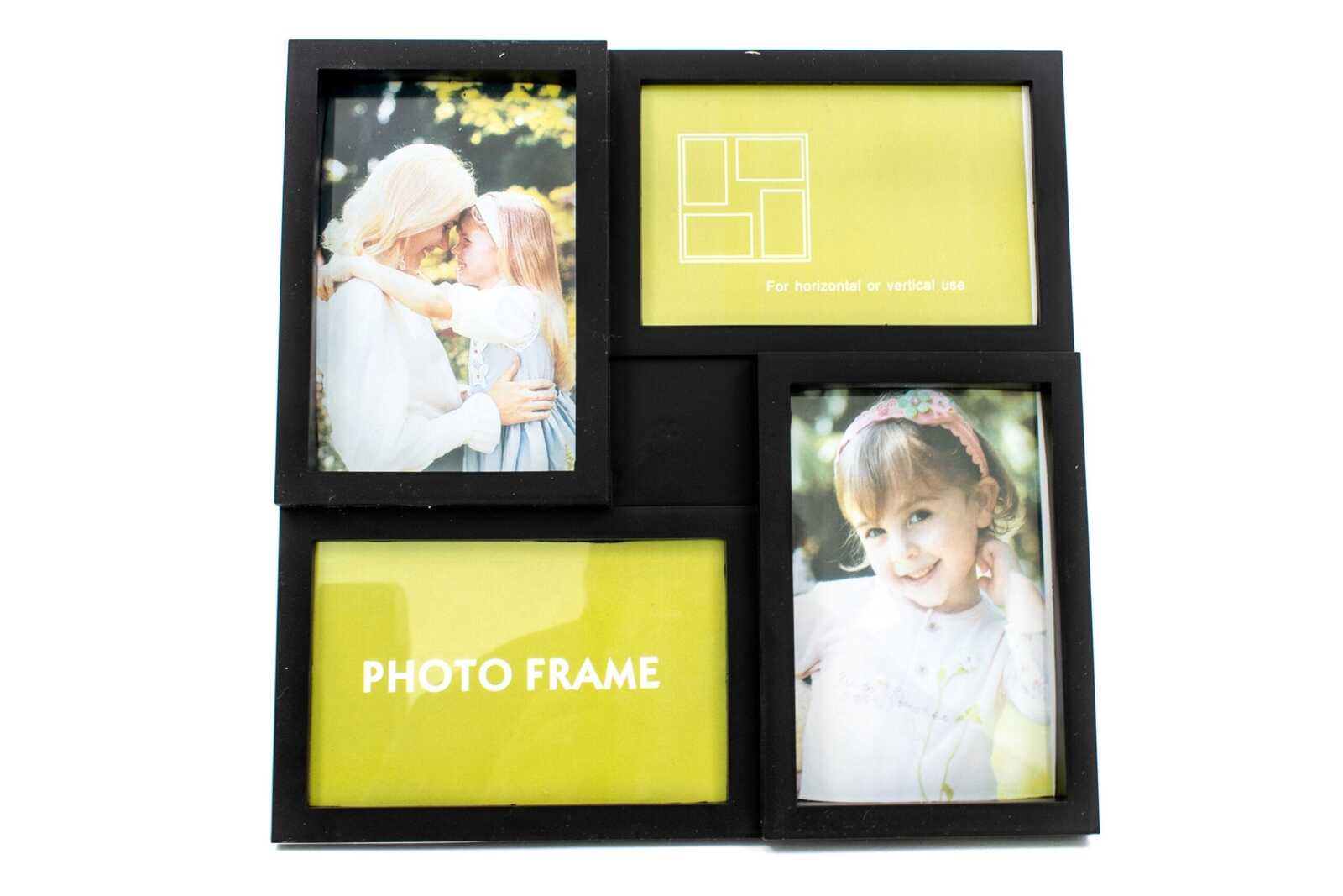 rama-foto-4-poze-neagra