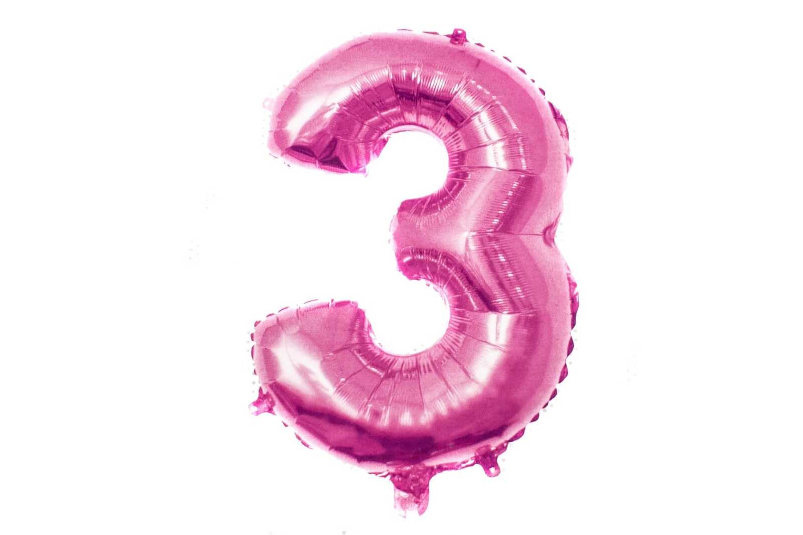baloane-folie-cifre-roz