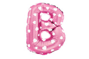baloane-folie-litere-roz-70cm