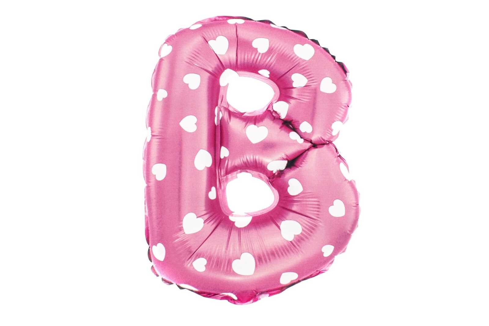 baloane-folie-litere-roz-70cm