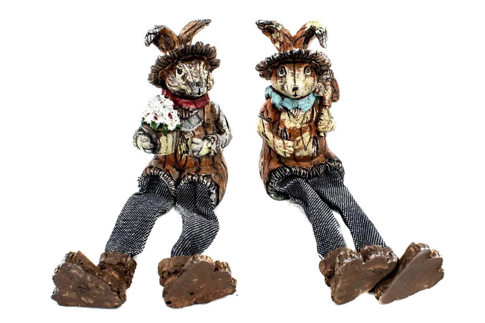 figurina-iepuri-din-rasina-cu-picioare-pentru-ghivece-maro-2set