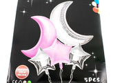 baloane-5set-cu-semiluna-roz