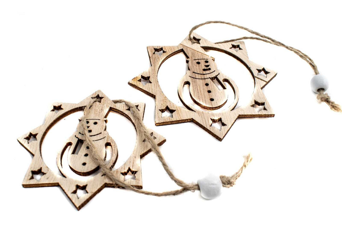 decoratiuni-craciun-stea-cu-om-zapada-lemn-natur-2set