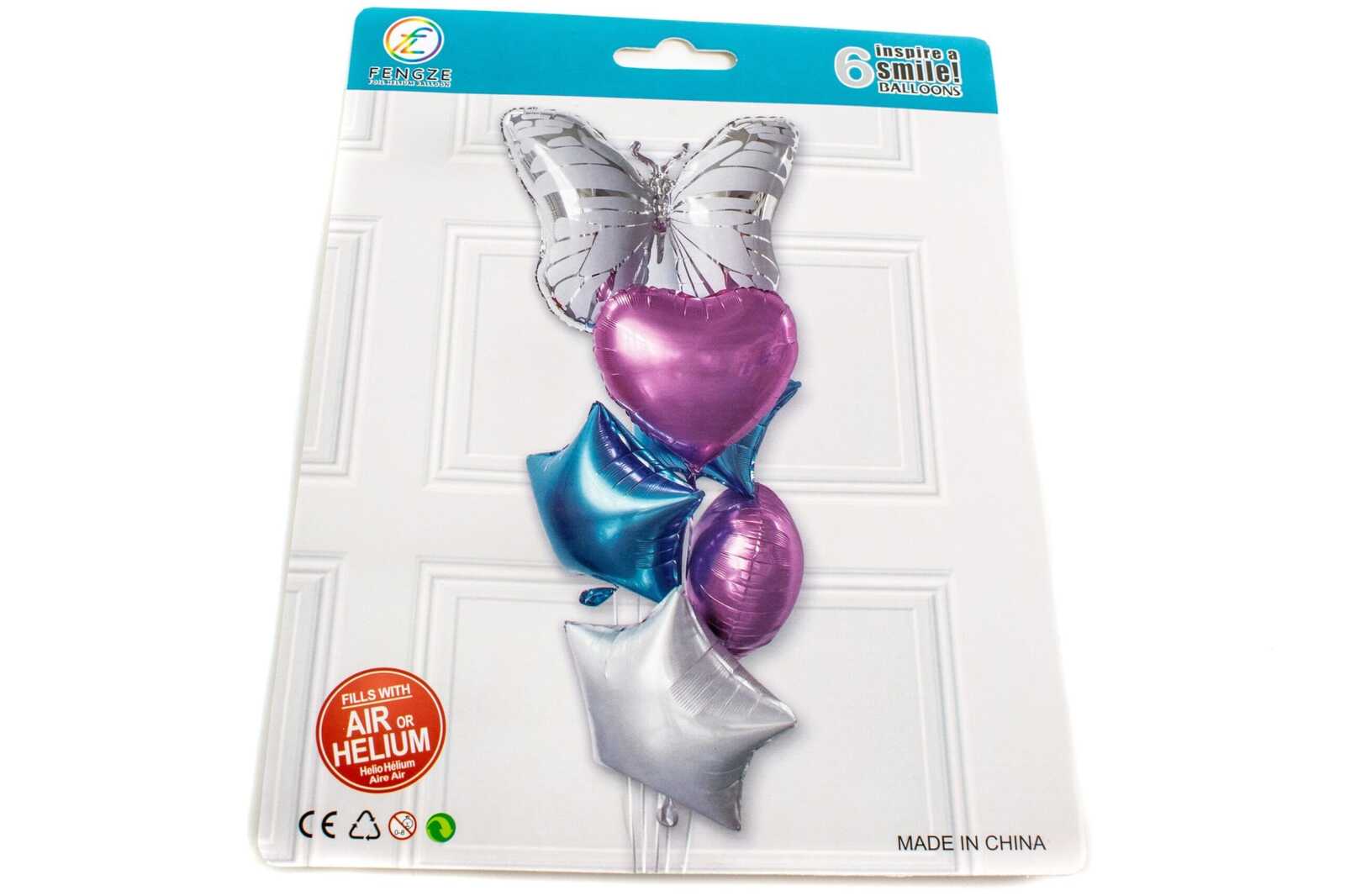 baloane-6set-fluture-alb