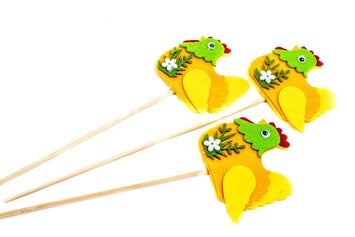 ornamente-din-fetru-gaina12set