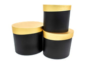 cutii-din-carton-ovala-neagra-cu-capac-auriu-3set
