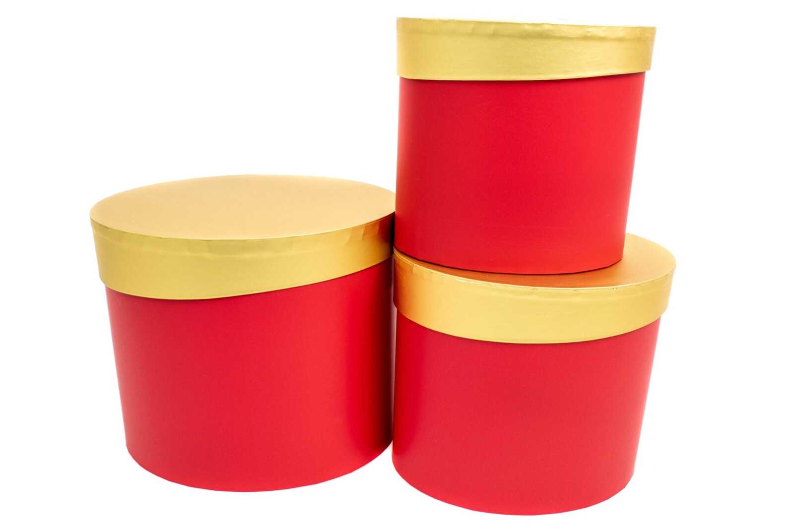 cutii-din-carton-ovala-rosie-cu-capac-auriu-3set