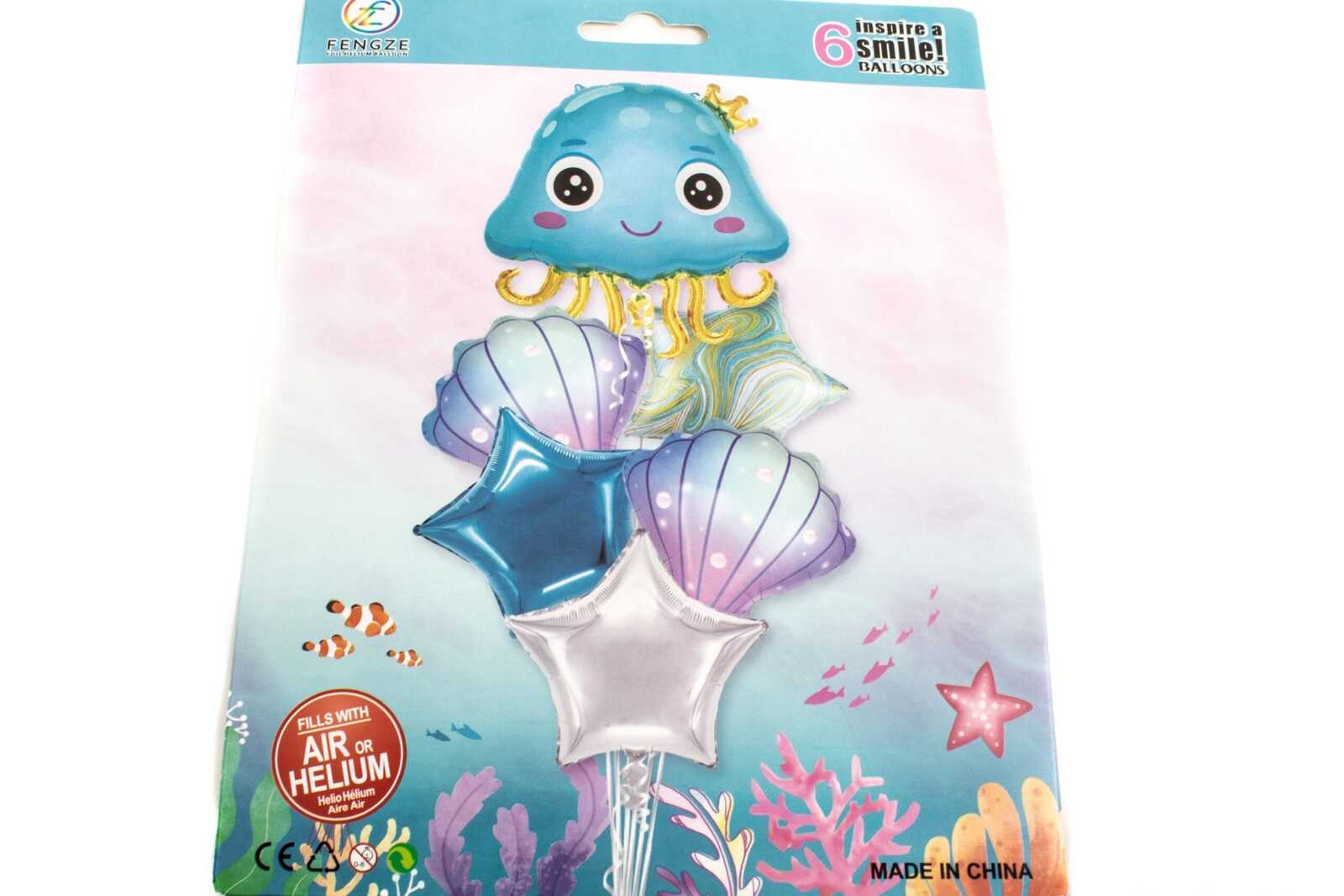 baloane-6set-cu-caracatita-si-scoica-bleu