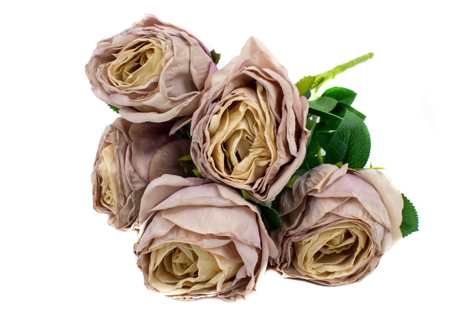 flori-artificiale-buchet-5-trandafiri-lipiti-roz-prafuit-cu-bej