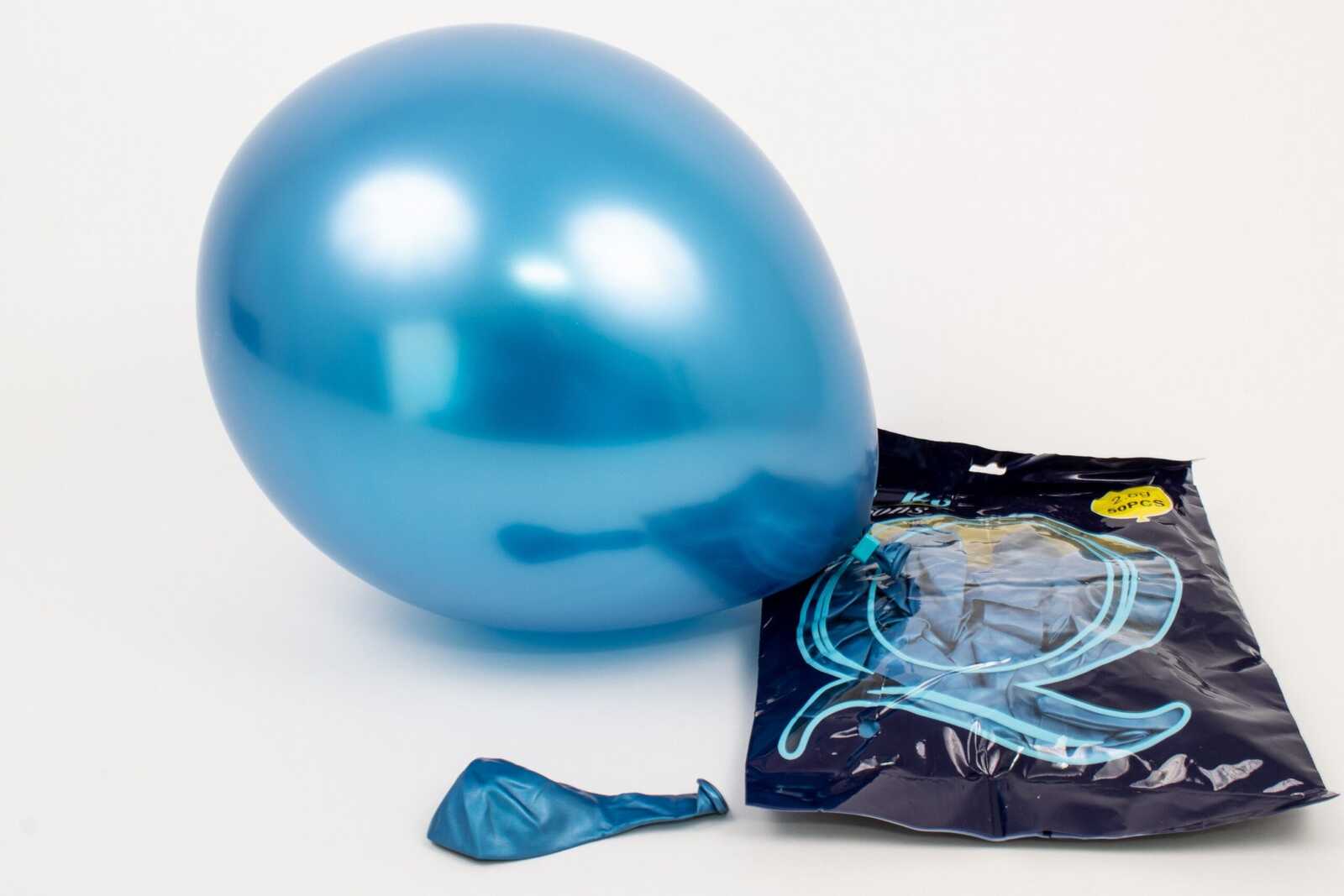 baloane-din-latex-chrome-50set-bleu
