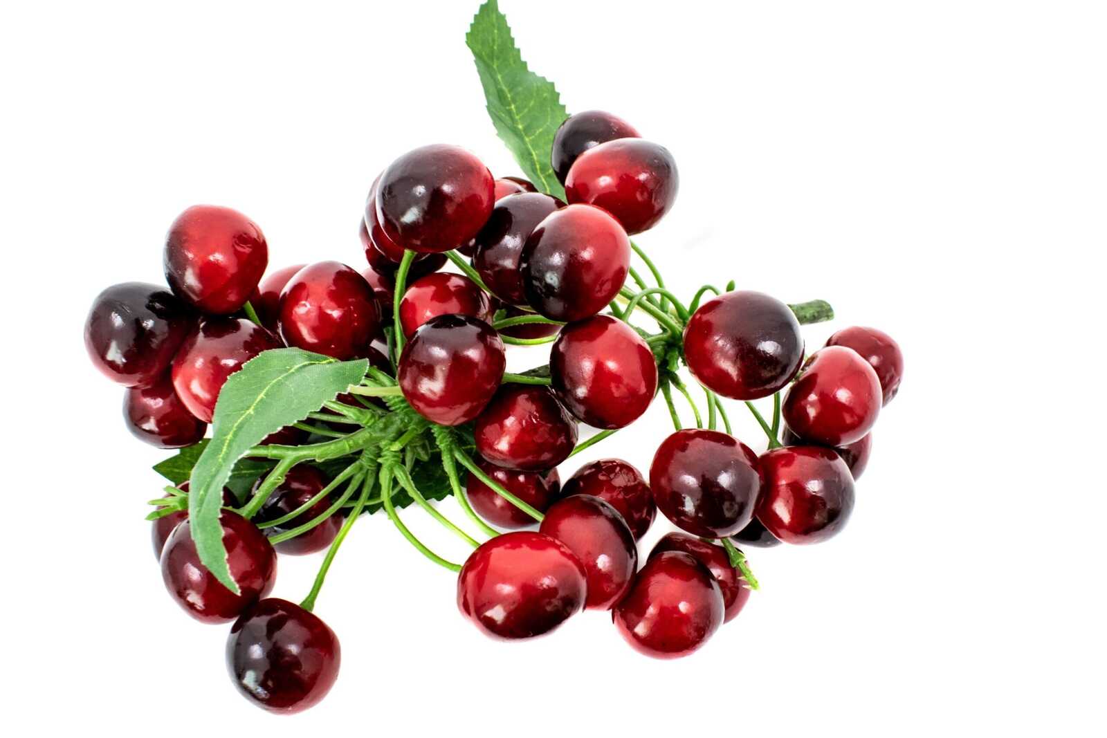 cirese-artificiale-buchet-pe-crenguta-rosii