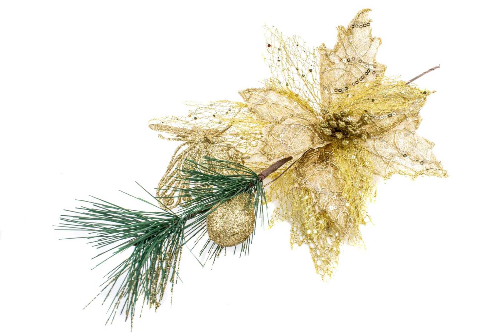 decoratiune-craciun-crenguta-pin-floarea-craciunuluipara1-fluture-12set-auriu