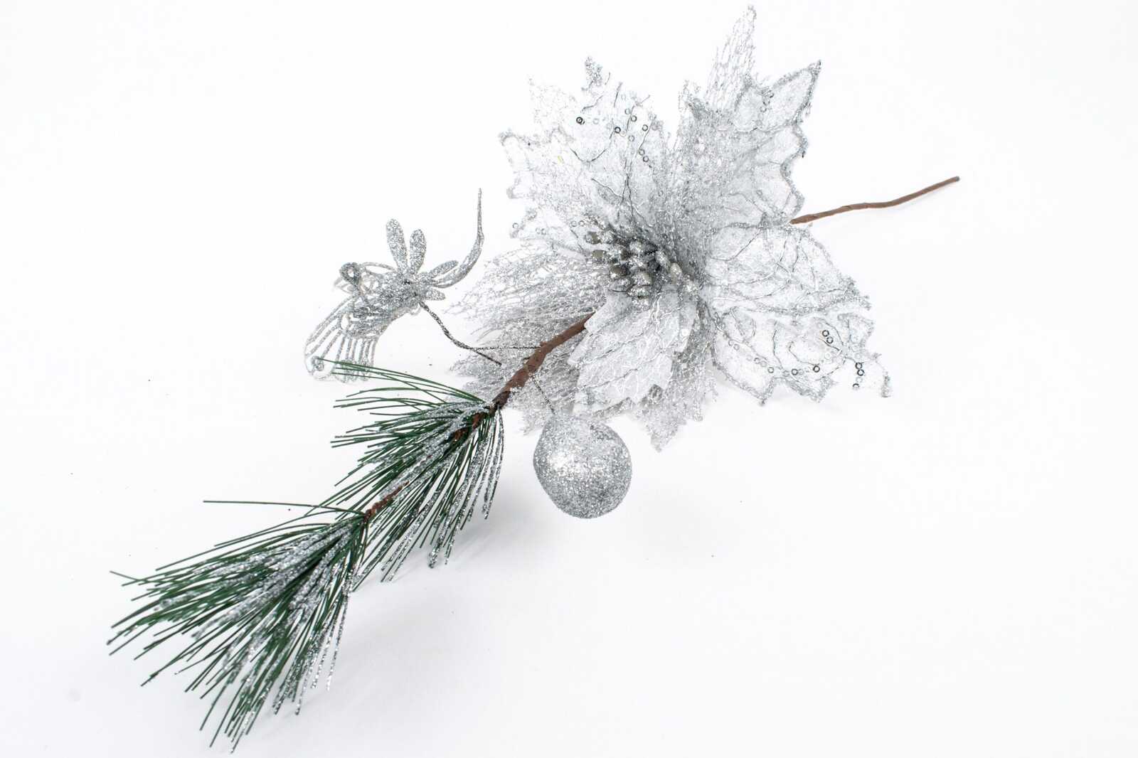 decoratiune-craciun-crenguta-pin-floarea-craciunuluipara1-fluture-12set-argintiu