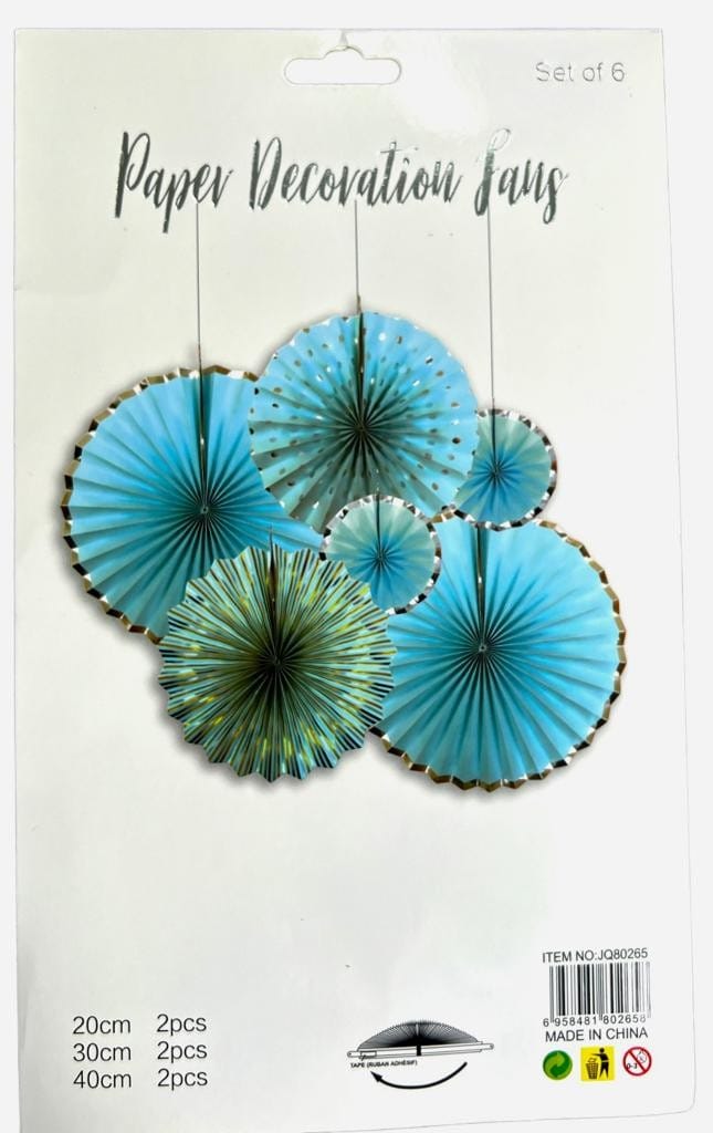 ornamente-din-hartie-rozeta-evantai-6set-blue-cu-argintiu