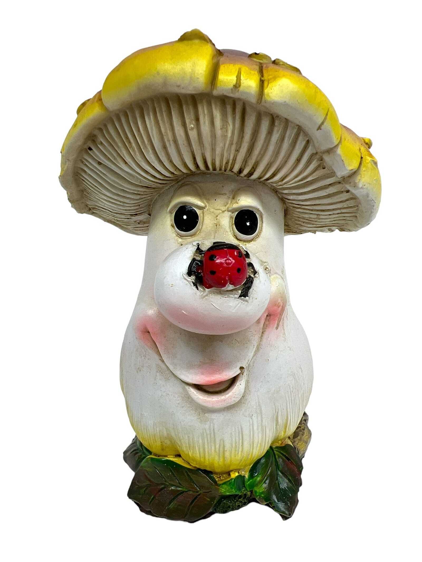 figurina-din-rasina-ciuperca-vesela-cu-buburuza-pe-nas