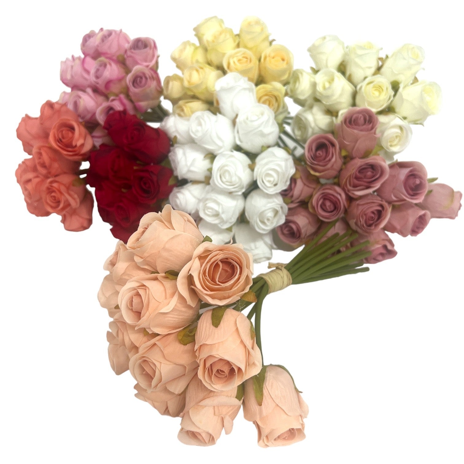 flori-artificiale-buchet-boboci-de-trandafiri-12set