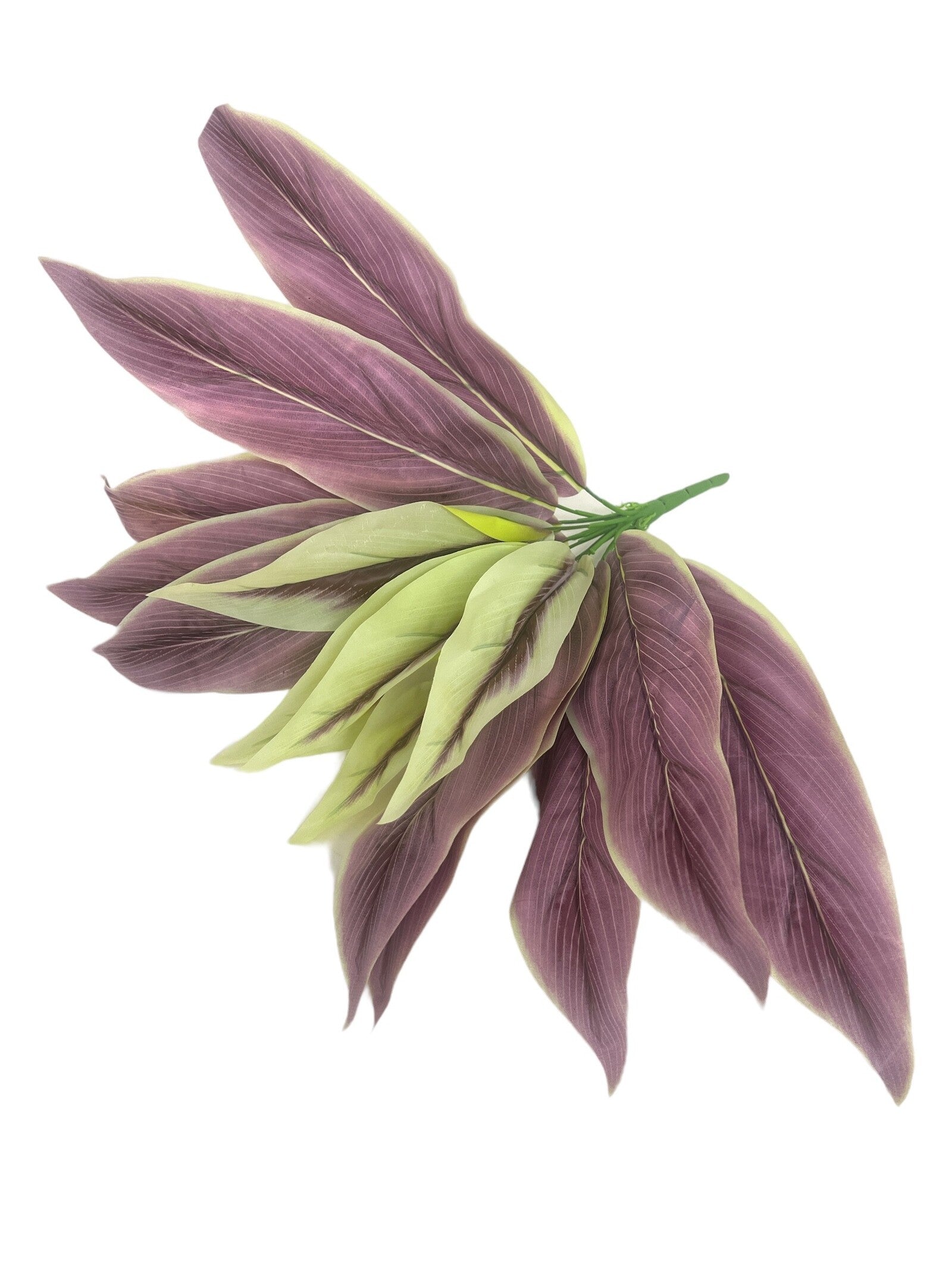 flori-artificiale-buchet-frunza-mov-cu-crem