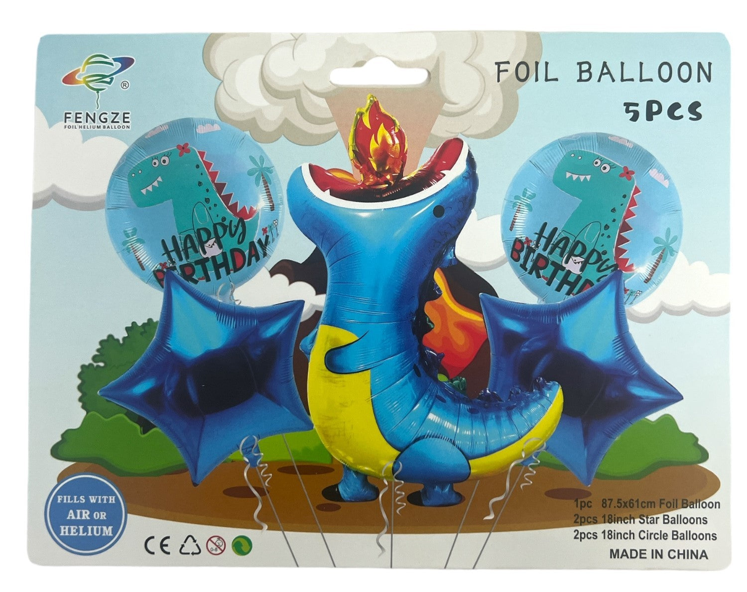 baloane-5set-cu-dinozaur-scoate-flacari