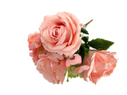 flori-artificiale-buchet-combinat-trandafiri-si-hortensie-somon