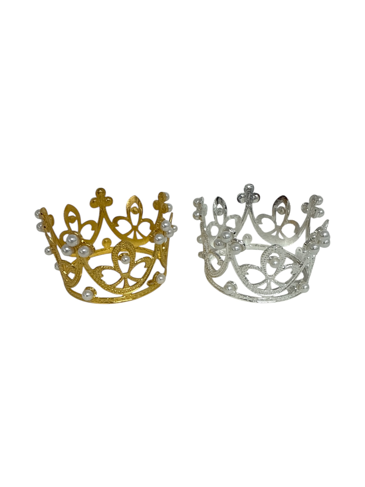 Coronite Din Metal Cu Perle