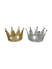 Coronite Din Metal Cu Strasuri Diametrul 7 Cm