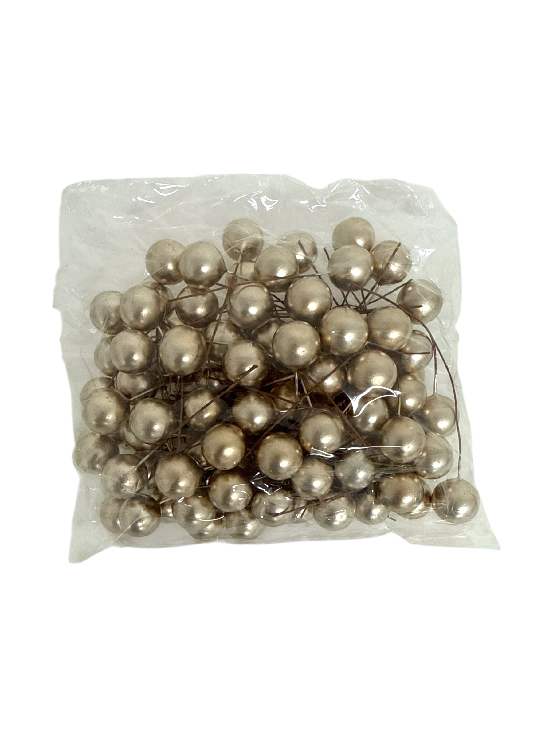 Ornament Plastic Bile Cu Sarmulita 100/Set/1.8 Cm