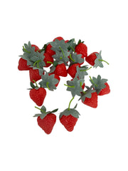 Ornamente Din Plastic Capsuni 50/set
