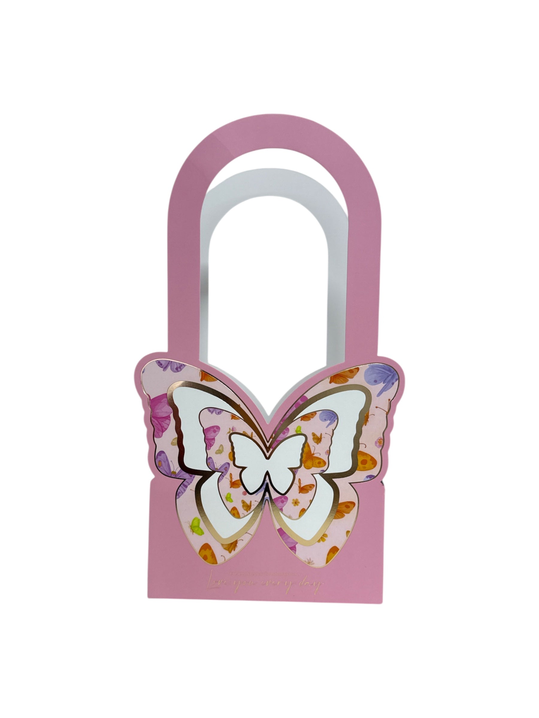 Cutii Din Carton Pliate Cu Design Fluture 12/Set