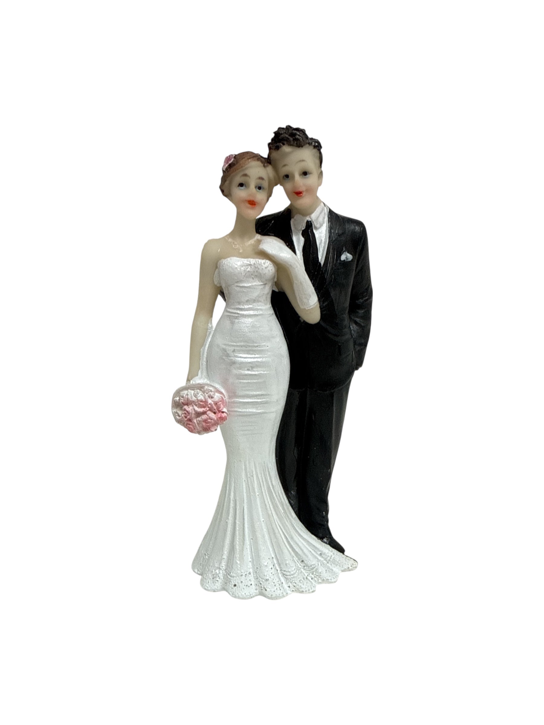 Figurina Tort Nunta Miri Cu Buchet In Jos