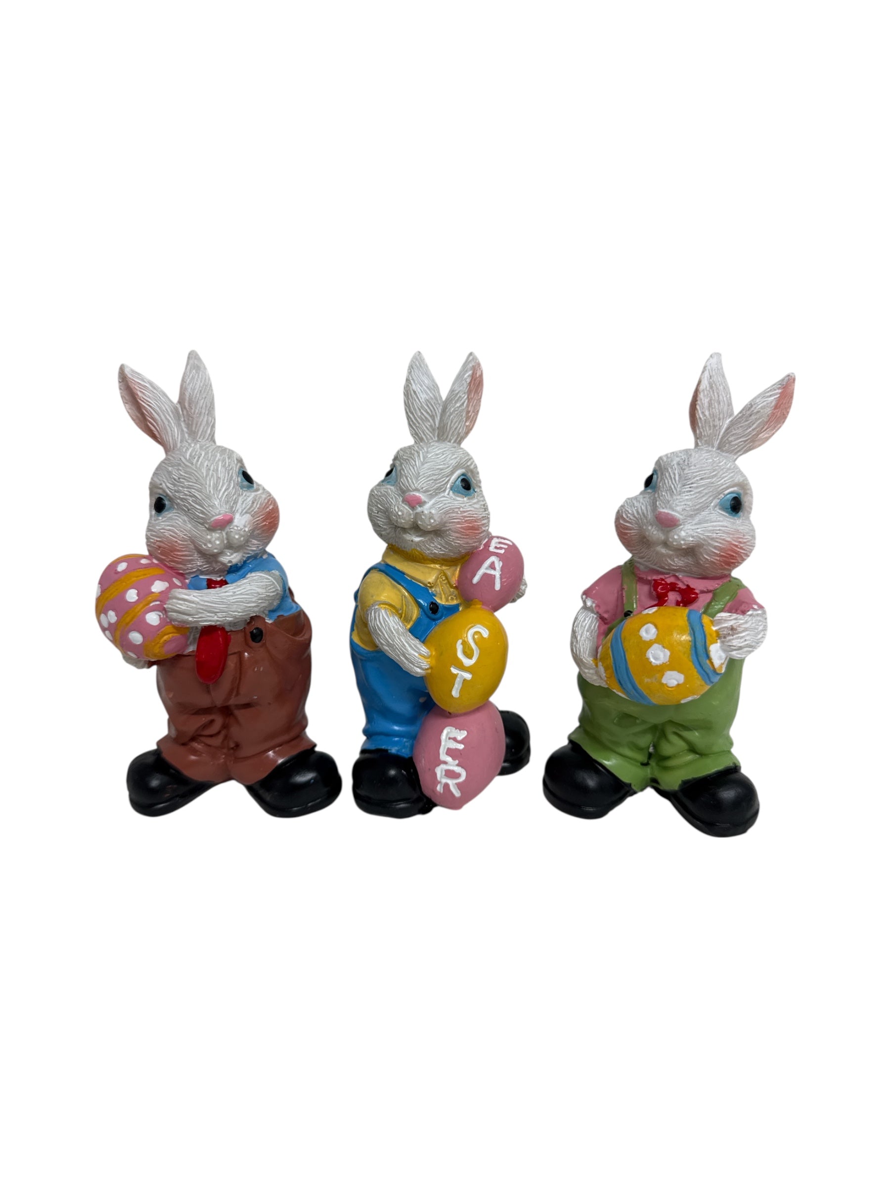 Figurine De Paste Iepuri Cu Oua 3/Set