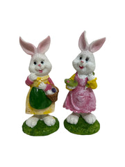 Figurine Din Rasina Iepuri 2/Set