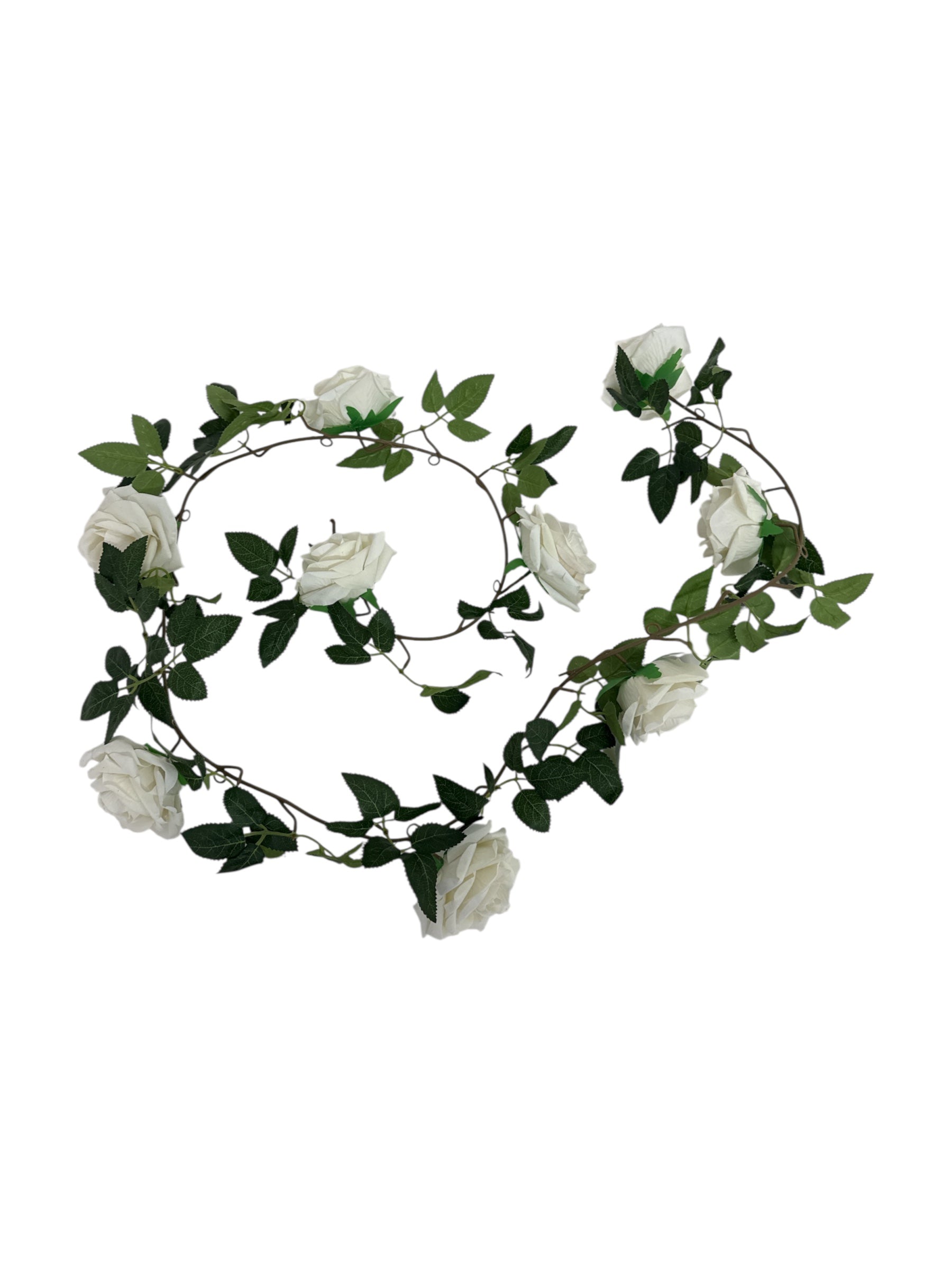 Ghirlande Artificiale Din Trandafiri Albi