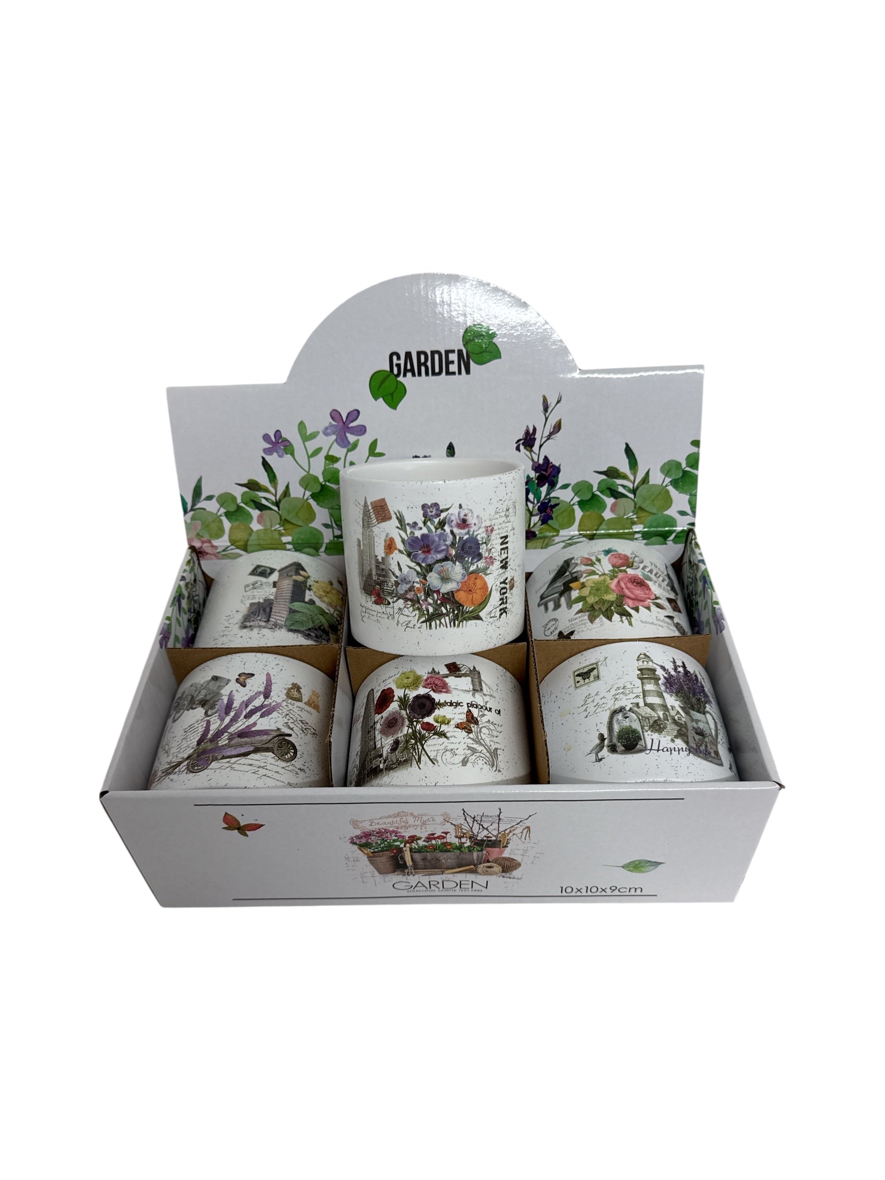 Ghiveci Din Ceramica 6/Set Model 008