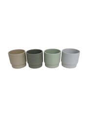 Ghiveci Din Ceramica Simplu 8/Set