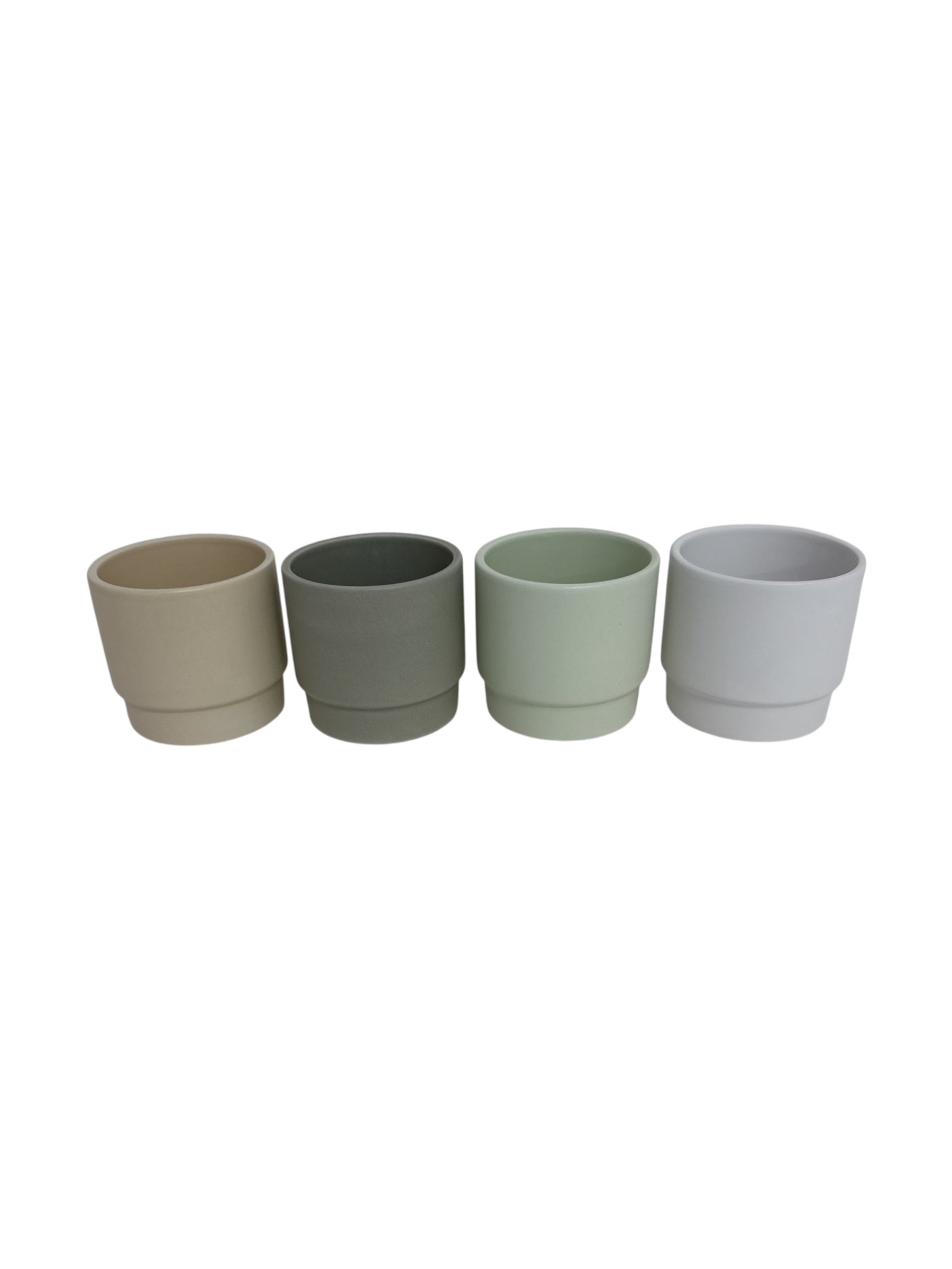 Ghiveci Din Ceramica Simplu 8/Set