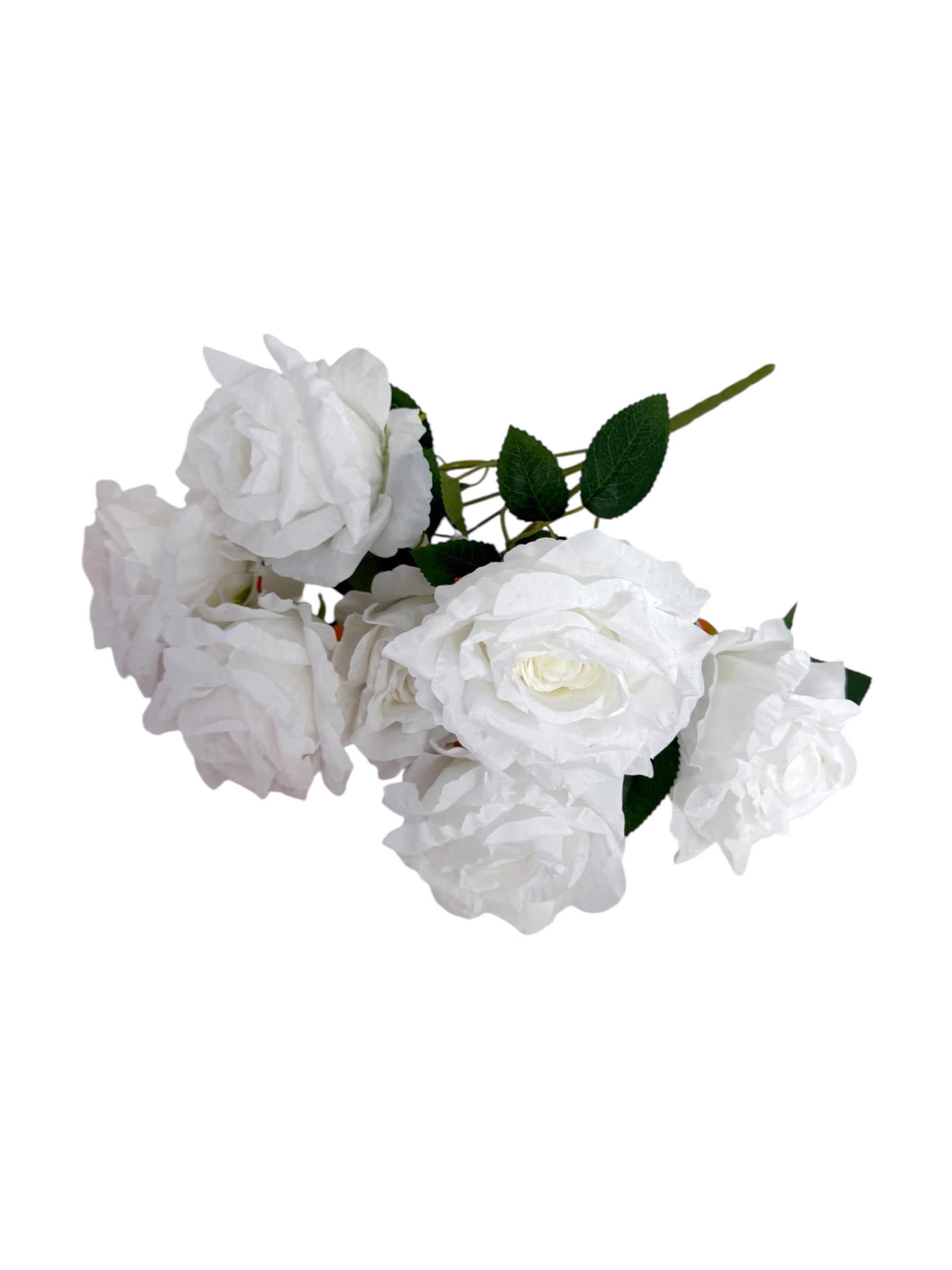 Flori Artificiale Buchet 7 Trandafiri Alb