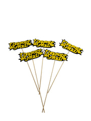 Ornamente Din Fetru Cu Bat Congrats Grad 12/Set