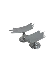 Suport Pentru Candy Bar Metalice Argintiu 2/Set