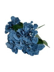 Flori Artificiale Buchet Hortensie 5 Flori Albastra