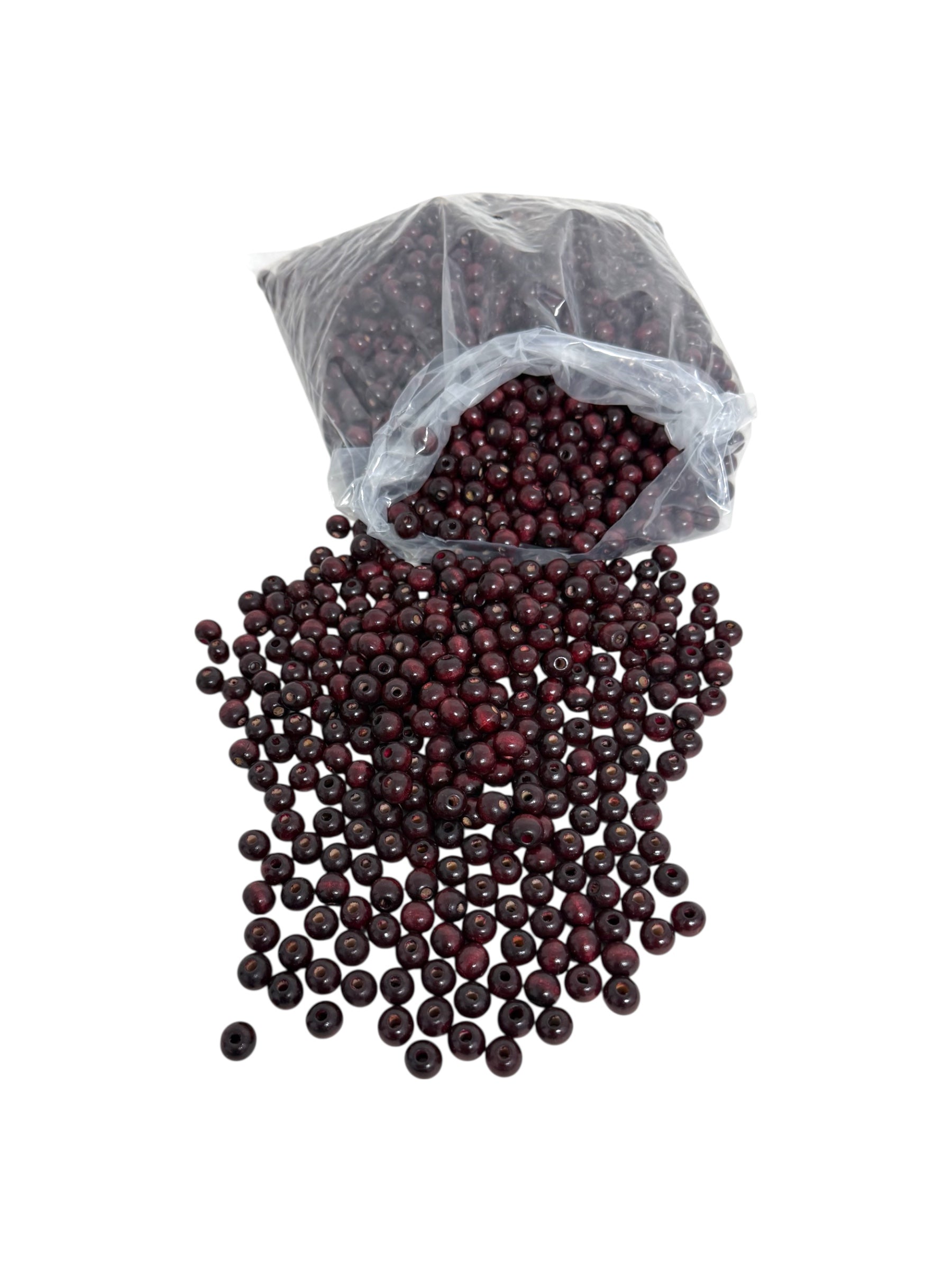 Margele Din Lemn Nuante De Maro