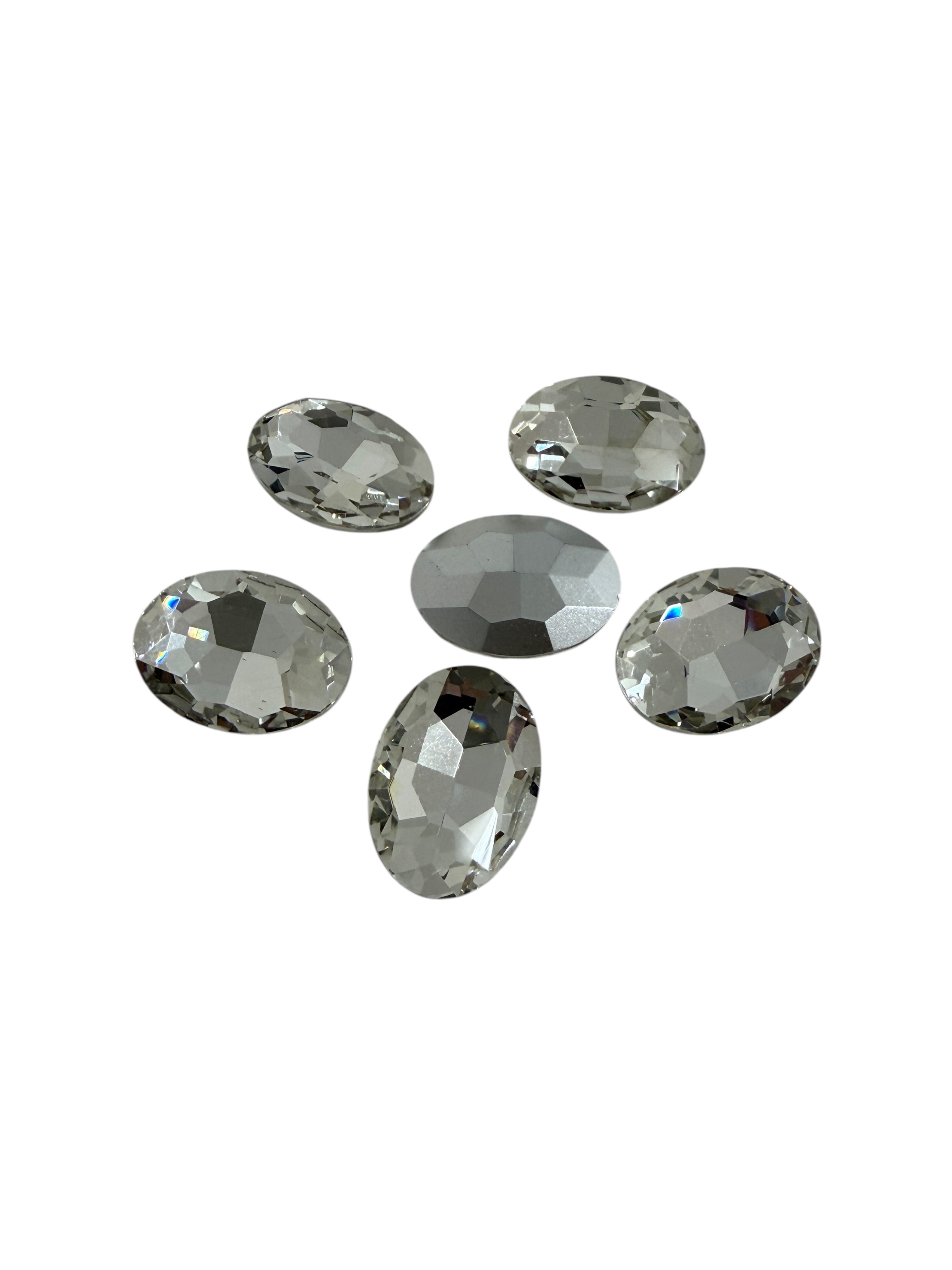Margele Din Cristal Ovale 100/Set