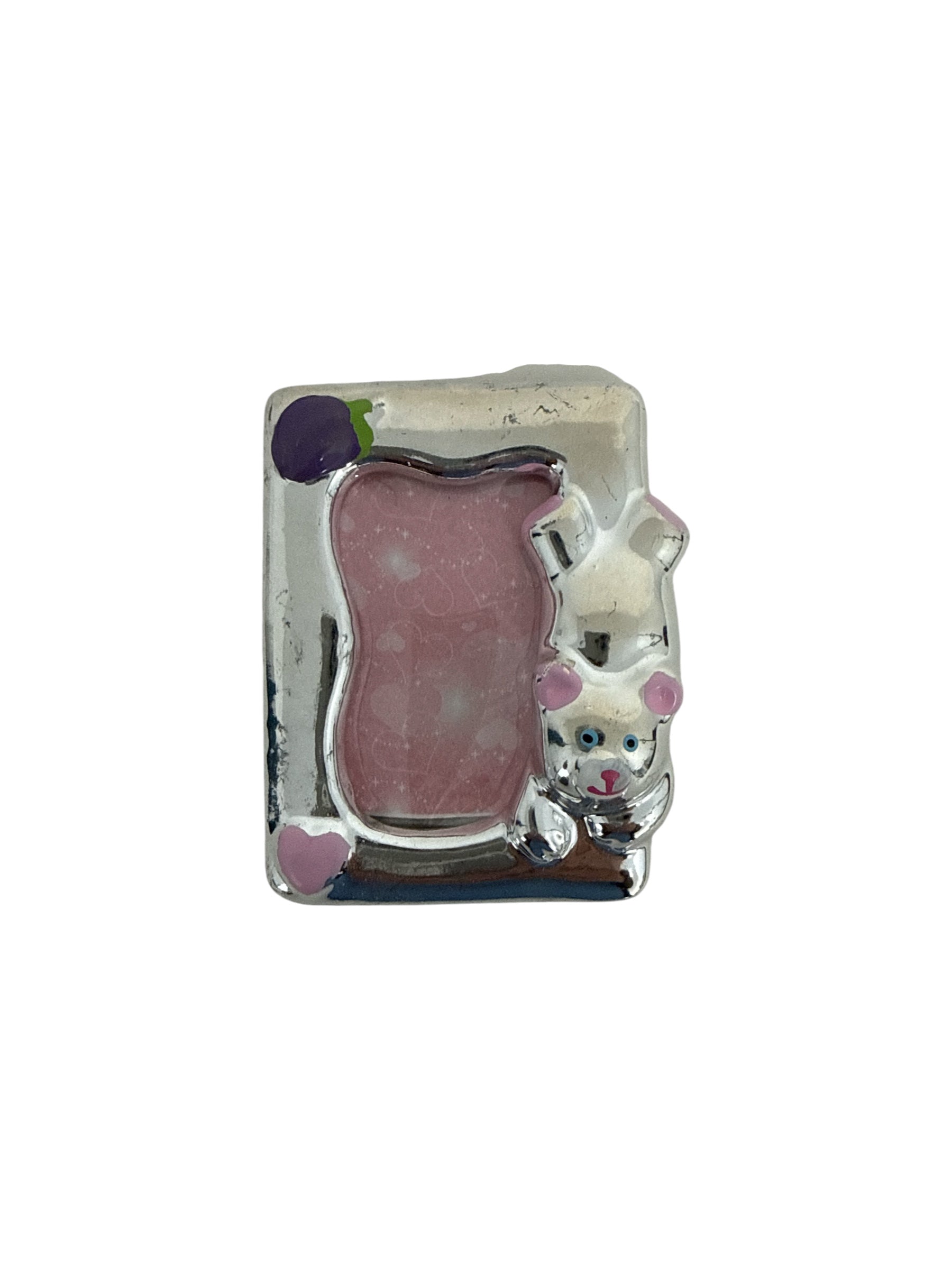 Marturie Botez Rame Foto Cu Ursulet Din Ceramica