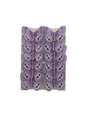 Fluturi Decorativi Din Pene Lila 12/Set