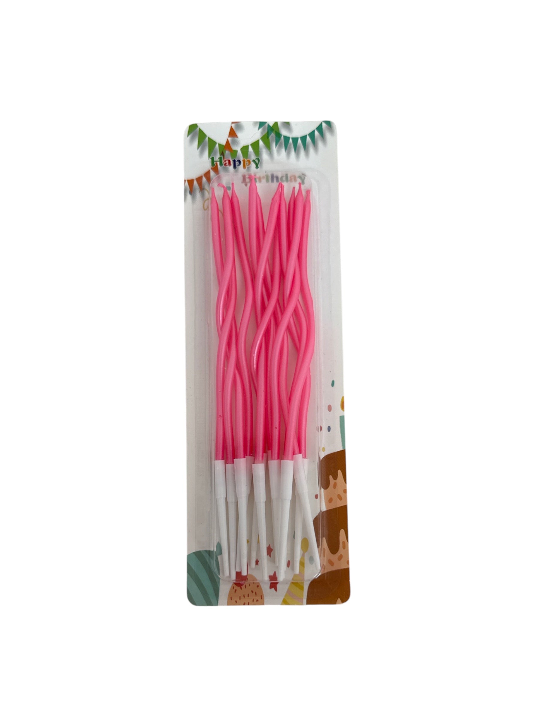 Lumanari Pentru Tort Spiralate 12/Set