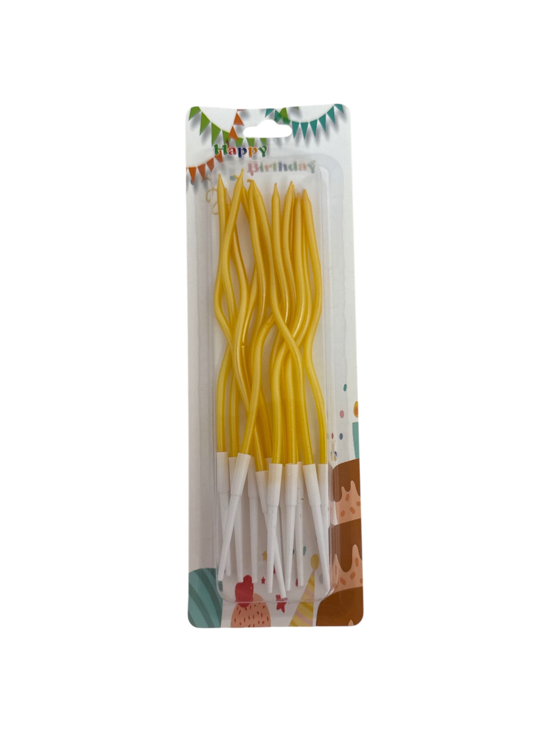 Lumanari Pentru Tort Spiralate 12/Set