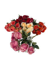 Buchet 9 Trandafiri Artificiali Brumați