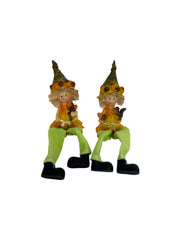 Figurine Copii cu Ghinde și Veveriță din Rășină – 2/set